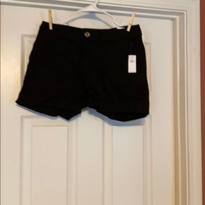Women’s black shorts